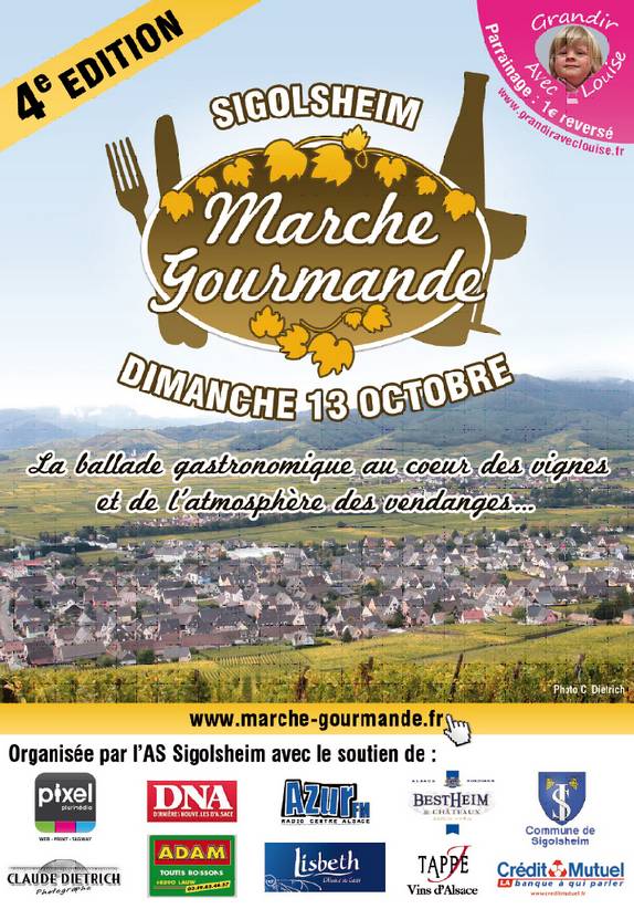 Affiche marche gourmande2013